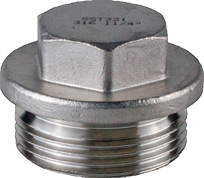 SPRINGER Verschlussschraube DIN 910 ISO 228-1 NPS=1/2" 331, Außengewinde L 26 mm 10 Stück