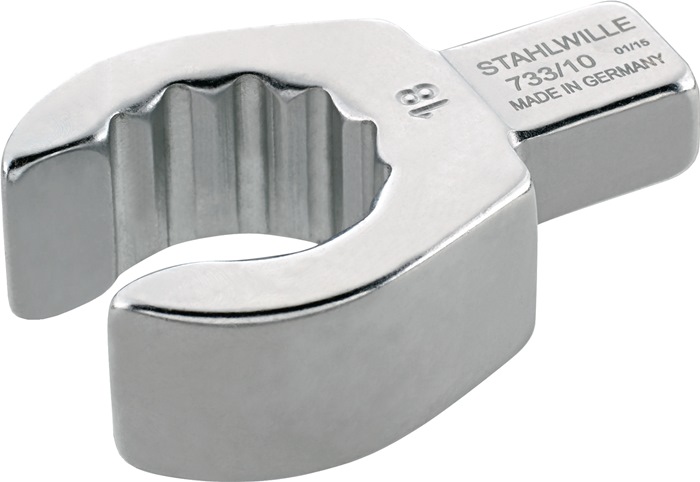 STAHLWILLE Einsteckringschlüssel 733/10 22 Schlüsselweite 22 mm 9 x 12 mm Chrom-Alloy-Stahl