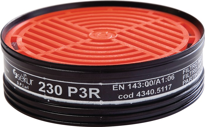 EKASTU Partikelfilter 230 EN 143 P3R D f. Polimask 230/GAMMA/Silikone