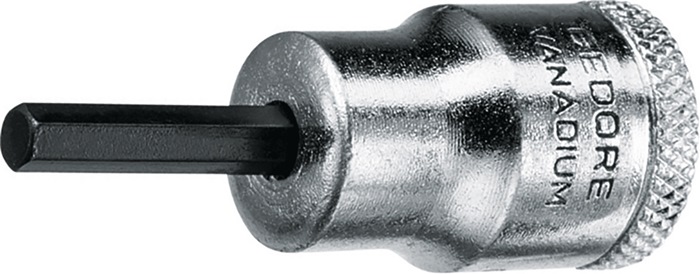 GEDORE Steckschlüsseleinsatz IN 30 3/8" Innen-6-kant Schlüsselweite 8 mm Länge 49 mm