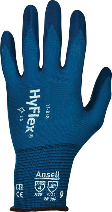 ANSELL Handschuh HyFlex® 11-818 Größe 10 dunkelblau PSA-Kategorie II 12 Paar