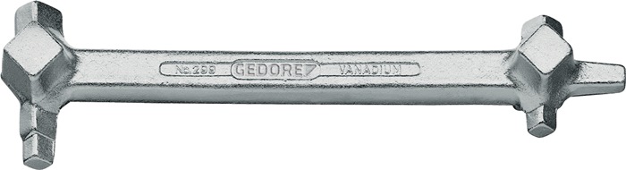 GEDORE Zapfenschlüssel 299 VK 8,7 - 13 mm VK Kronen 6,8 - 19 mm Länge 220 mm