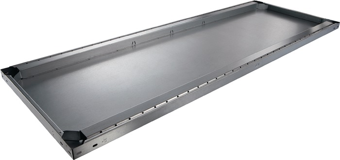 META Fachboden  B1700xT600mm Tragfähigkeit 200 kg Stahl silber verzinkt für Großfachregal