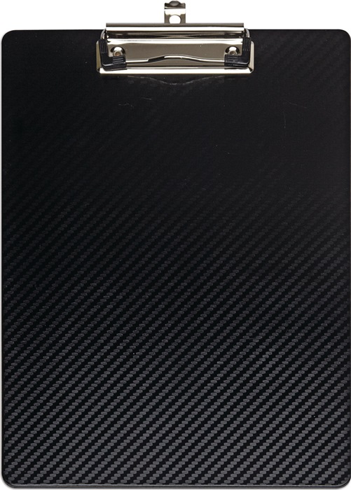 Klemmbrett  Polypropylen Bügelklemme mit Griffmulde DIN A4 schwarz 12 Stück