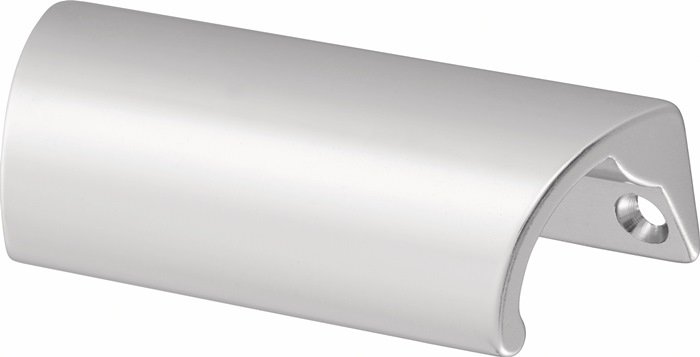 HERMETA Möbelgriff  Aluminium silberfarbig eloxiert 78 mm