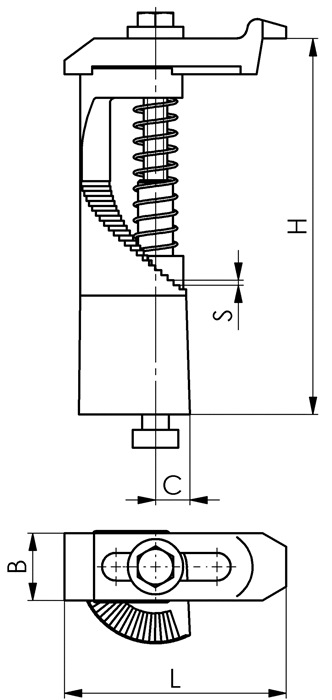 AMF Stufenpratze Nr. 7000 Größe 4x16 mm