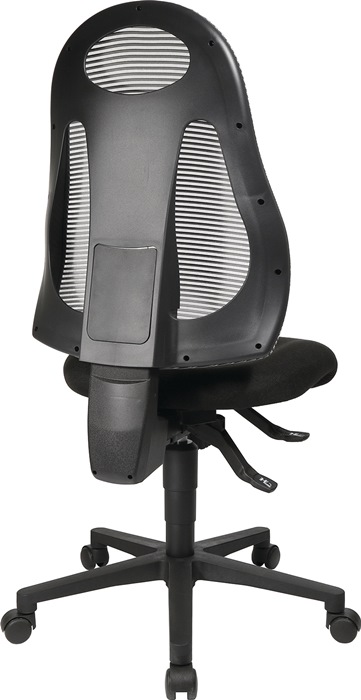 TOPSTAR Bürodrehstuhl  mit Synchrontechnik schwarz/hellgrau 420-530 mm ohne Armlehnen