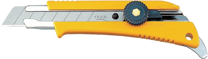 OLFA Cuttermesser  Klingenbreite 18 mm Länge 165 mm mit Feststellrädchen