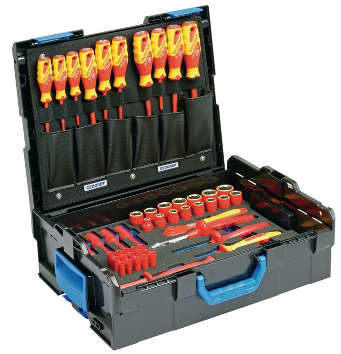 GEDORE Werkzeugsortiment  53-teilig in L-BOXX® für Elektriker