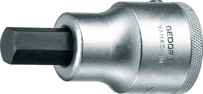 GEDORE Steckschlüsseleinsatz IN 32 3/4" Innen-6-kant Schlüsselweite 14 mm Länge 80 mm