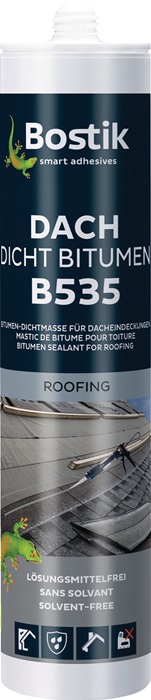 BOSTIK Bitumen-Dachdichtstoff B535 schwarz 300 ml 12 Kartuschen