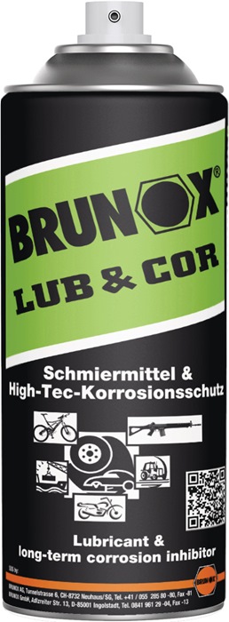 BRUNOX Haftschmiermittel und Korrosionsschutz LUB&COR® 400 ml 6 Dosen
