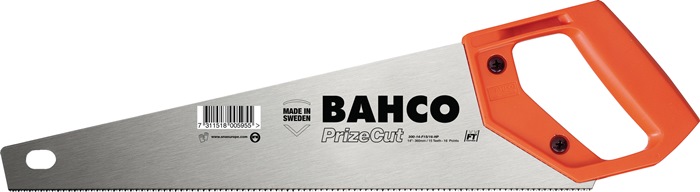 BAHCO Handsäge Prizecut Blattlänge 350 mm 15 sehr fein, gehärtet