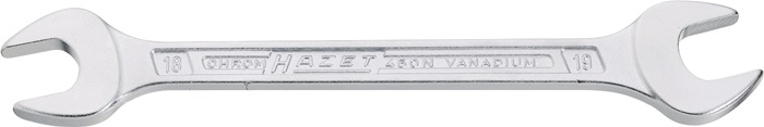 HAZET Doppelmaulschlüssel 450N 12 x 13 mm Länge 172,7 mm verchromt