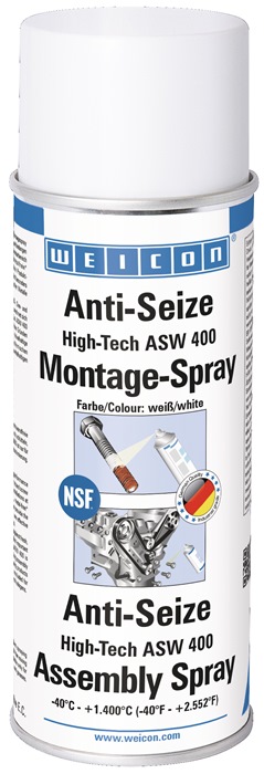 WEICON Montagepaste Anti-Seize High-Tech 400 ml weiß NSF H1 12 Dosen