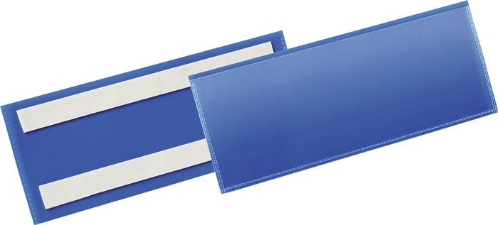 DURABLE Etikettentasche  B210xH74mm blau selbstklebend