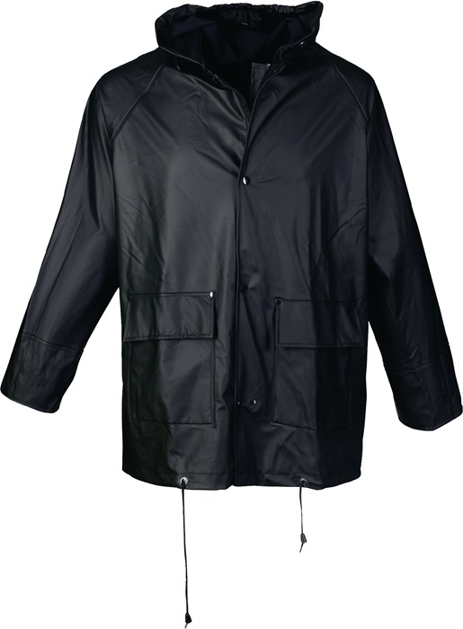 ASATEX PU Regenschutz-Jacke  Größe XL schwarz