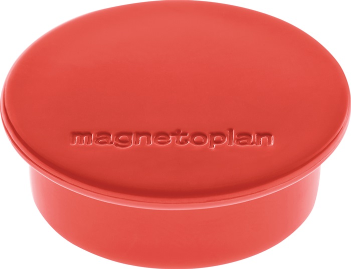 MAGNETOPLAN Magnet Premium Ø 40 mm rot 10 Stück