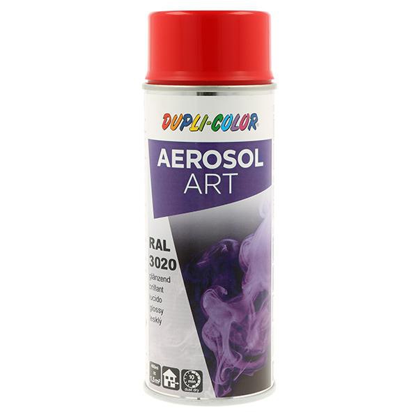DUPLI-COLOR Buntlackspray AEROSOL Art verkehrsrot glänzend RAL 3020 400 ml 6 Dosen