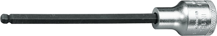 GEDORE Steckschlüsseleinsatz IN 19 LK 1/2" Innen-6-kant, Kugelkopf Schlüsselweite 10 mm Länge 140 mm