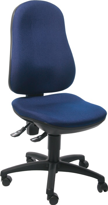 TOPSTAR Bürodrehstuhl  mit Permanentkontakt royalblau 420-550 mm ohne Armlehnen Tragfähigkeit 110 kg