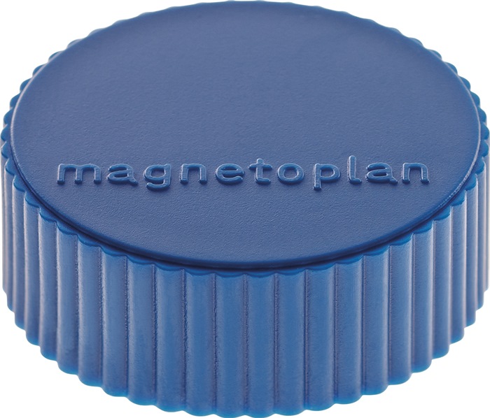 MAGNETOPLAN Magnet Super Ø 34 mm dunkelblau 10 Stück