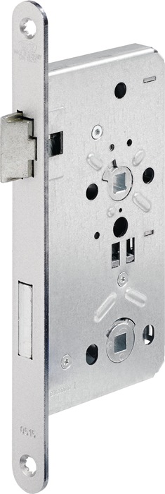 BKS Zimmertür-Einsteckschloss 0515 BAD 20/ 55/78/8 mm DIN links silber abgerundet Klasse 3 Zinkdruckgruss