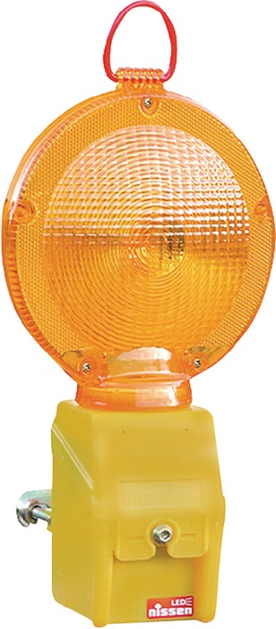 NISSEN Baustellenwarnleuchte MonoLight LED gelb Leuchtenkopf drehbar 20 Stück