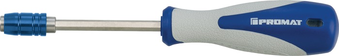 PROMAT Bithandhalter  1/4" mit Schnellwechselfutter Klingenlänge 100 mm 2-Komponentengriff