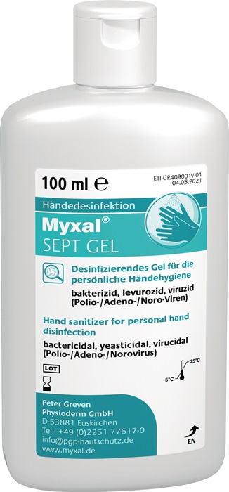 MYXAL Handdesinfektionsgel MYXAL® SEPT GEL 100 ml