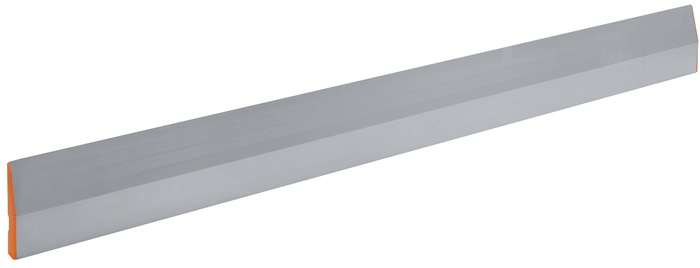 Trapezkartätsche  Länge 2000 mm m. Daumenrille/Abschlusskappe Aluminium