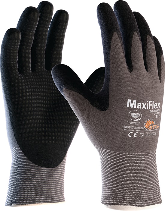 MaxiFlex® Endurance™ Handschuh 34-844 Größe 10 grau/schwarz 12 Paar