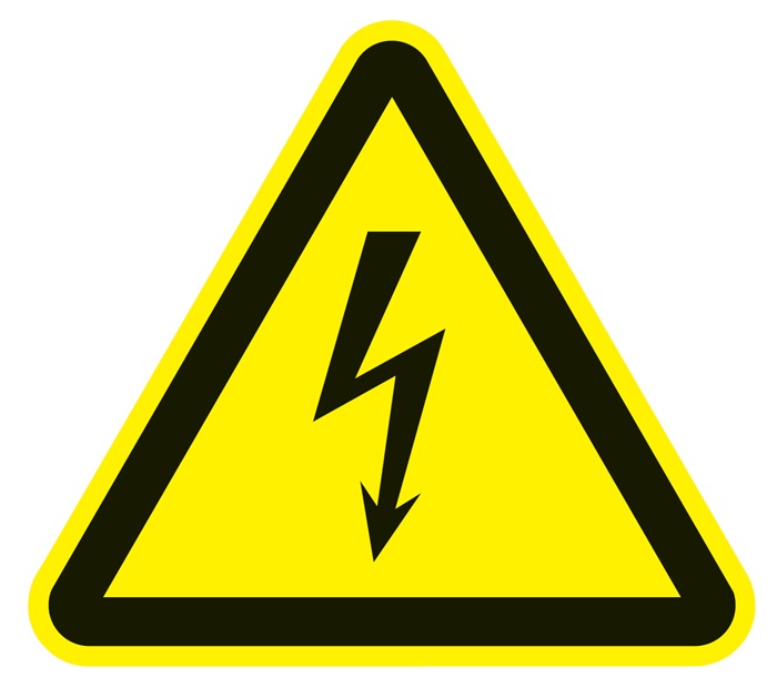 Warnzeichen ASR A1.3/DIN EN ISO 7010 200 mm Warnung vor Spannung Kunststoff