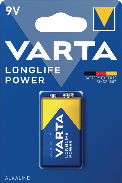 VARTA Batterie Longlife Power 9 V 6LP3146-E Block 580 mAh 6LP3146 4922