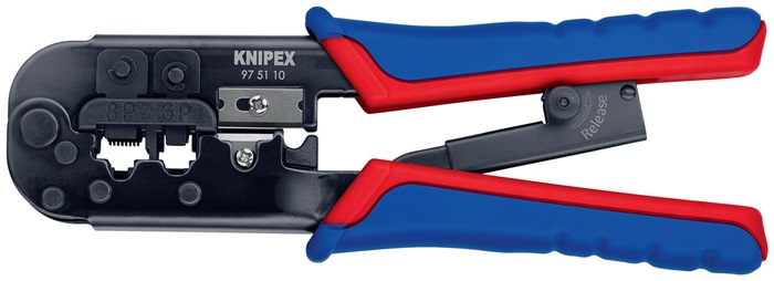 Knipex Crimpzange für Westernstecker 97 51 10 Länge 190 mm