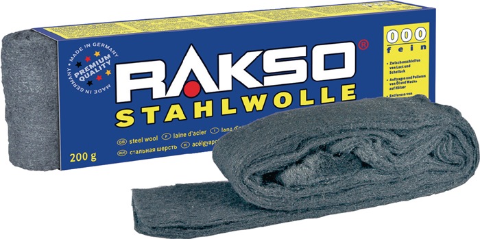RAKSO Stahlwolle  mittel 0  200 g