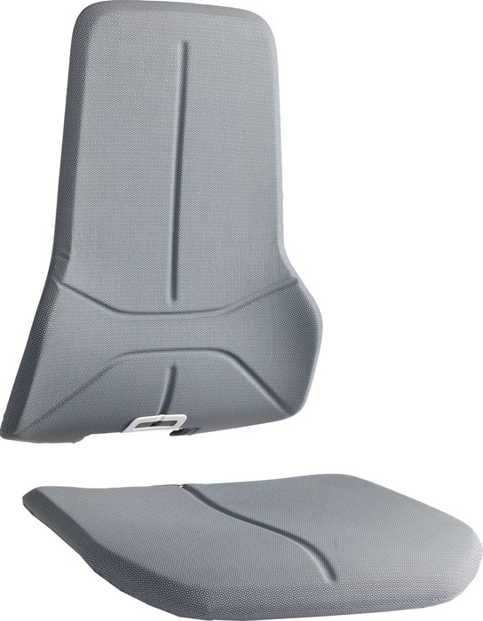 BIMOS Wechselpolster  Supertec-Gewebe grau passend für Sitz und Rückenlehne