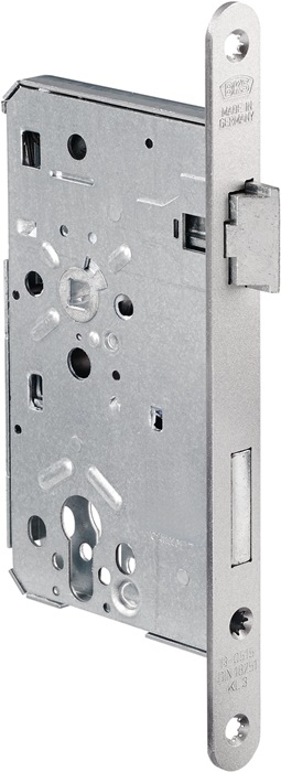 BKS Zimmertür-Einsteckschloss 0515 PZ 24/ 55/72/8 mm DIN rechts silber abgerundet Klasse 3 Zinkdruckgruss