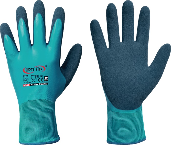 OPTIFLEX Handschuh Aqua Guard Größe 8 blau PSA-Kategorie II
