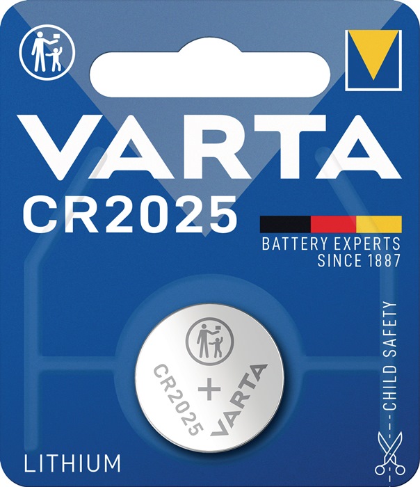 VARTA Knopfzelle Electronics 3 V 157 mAh CR2025 20 x 2,5 mm