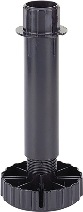 HETTICH Sockelverstellfuß Korrekt Kunststoff schwarz 100 mm Verstellbereich -6/+30 mm 10 Stück