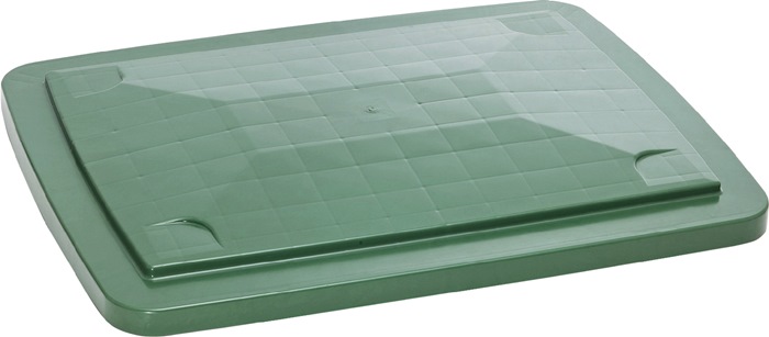 CRAEMER Deckel  L945xB725mm grün HD-Polyethylen für Transportbehälter 400 l