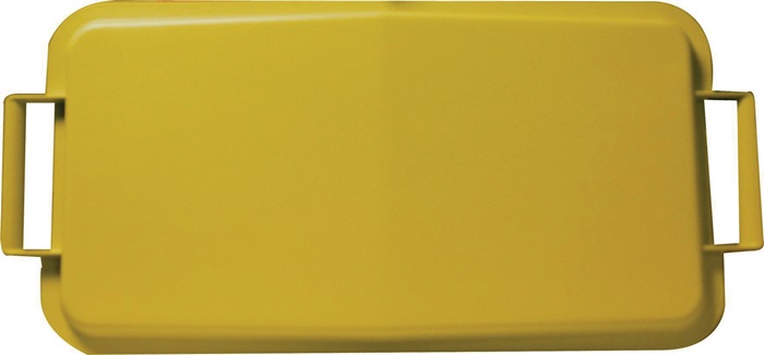 GRAF Deckel  PP gelb B285xT555mm passend für Abfallsammler 60 l