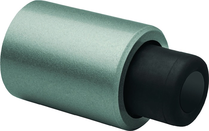DENI Anschlagpuffer  Leichtmetall silberfarbig lackiert Länge 110 mm