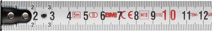BMI Taschenrollbandmaß chrom Länge 2 m Breite 16 mm mm/cm EG II Kunststoff Automatic