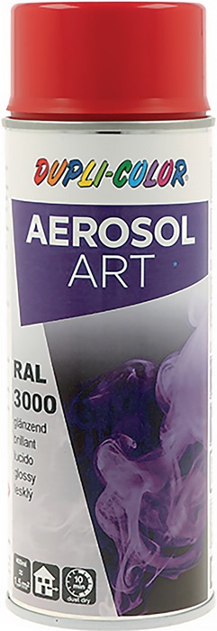 DUPLI-COLOR Buntlackspray AEROSOL Art feuerrot glänzend RAL 3000 400 ml 6 Dosen