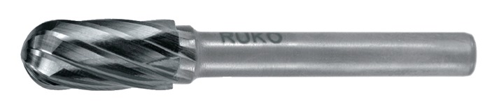 RUKO Frässtift WRC 12 mm Kopflänge 25 mm Schaft 6 mm VHM Aluverzahnung
