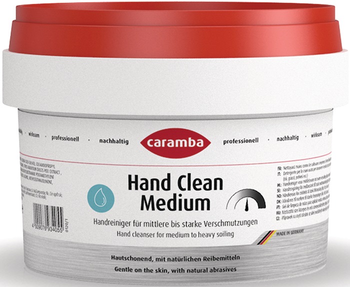 CARAMBA Handwaschpaste Hand Clean Medium 0,5 l silikonfrei 10 Dosen
