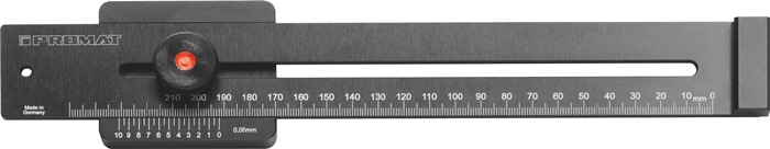 PROMAT Streichmaß 200 mm mit flachem Schieber