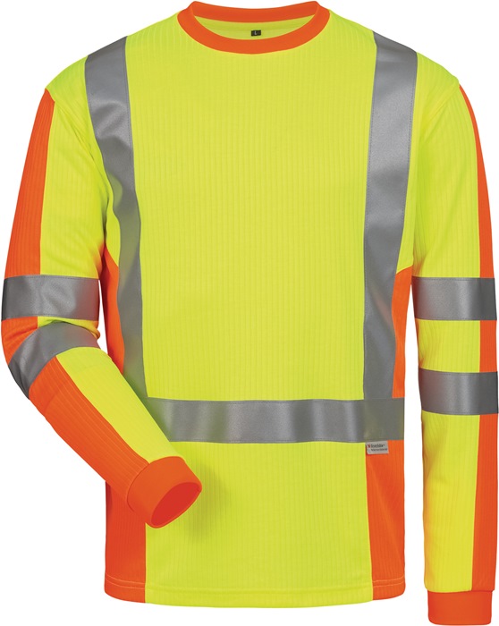 ELYSEE UV-/ Warnschutz-Langarmshirt Drachten Größe XL gelb/orange